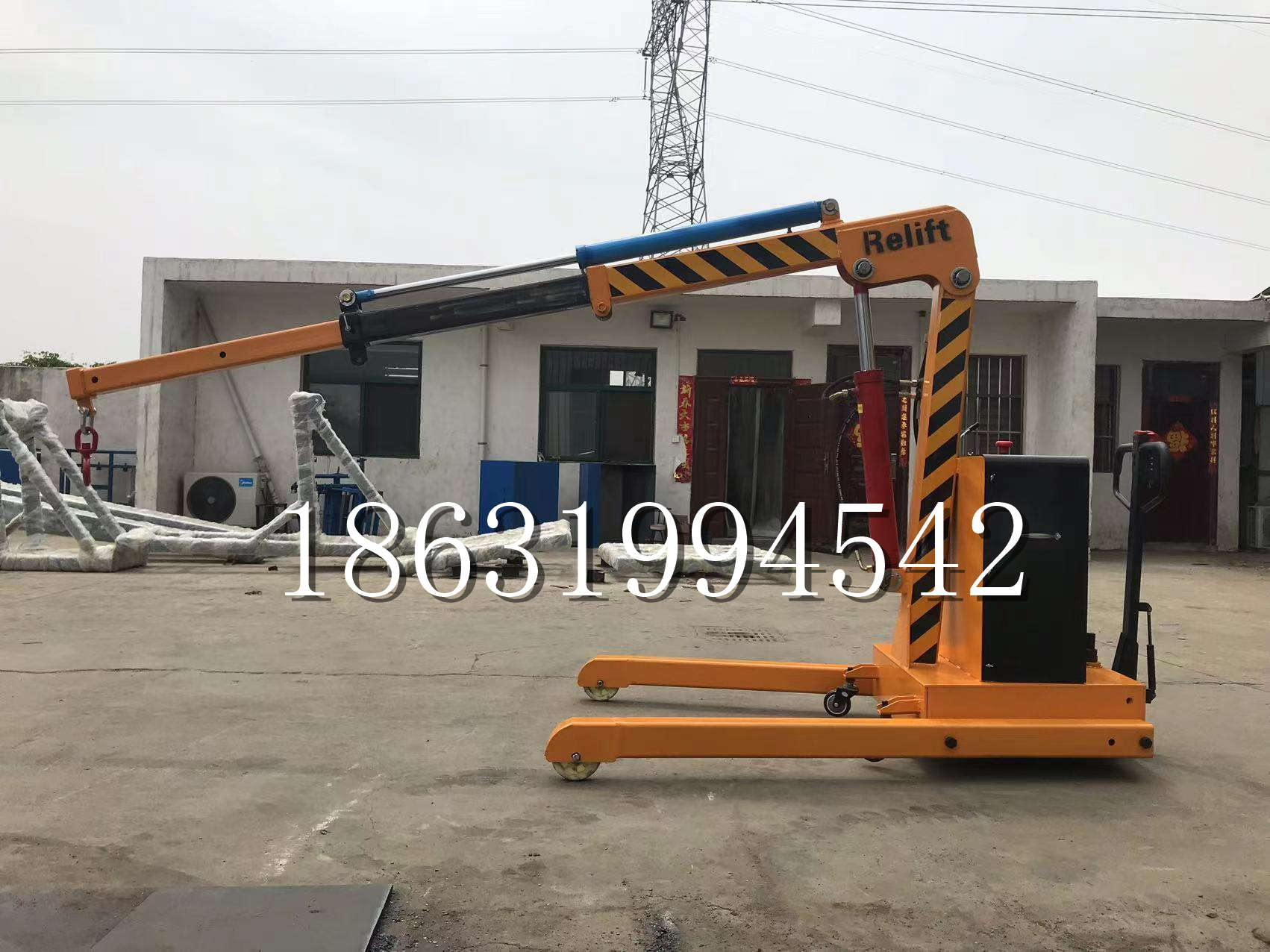 丰宁满族自治县久征定做3吨三轮随车吊 农用园林绿化移树吊 平板工程用小吊机