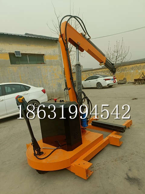 丰宁满族自治县自卸车厢随车吊 自制轮式四不像起重机 四驱平板吊 5吨 贵盛